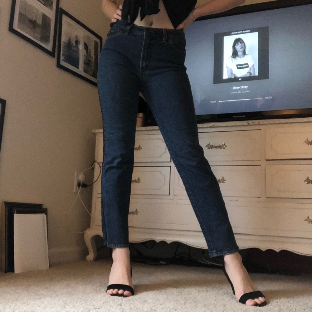 Dark Wash Boot Cut Just Cavalli 29 Jeans - Picture 5 of 8
